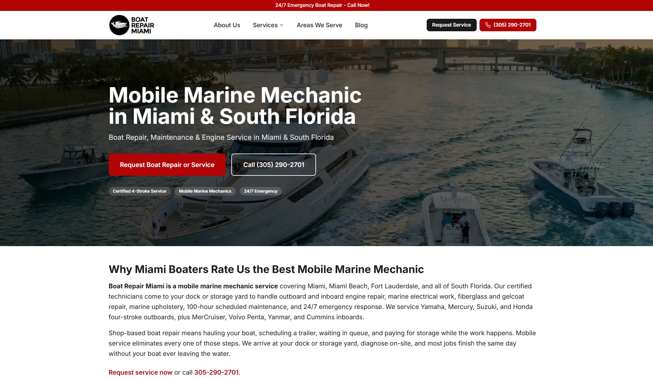 Boat Repair site preview